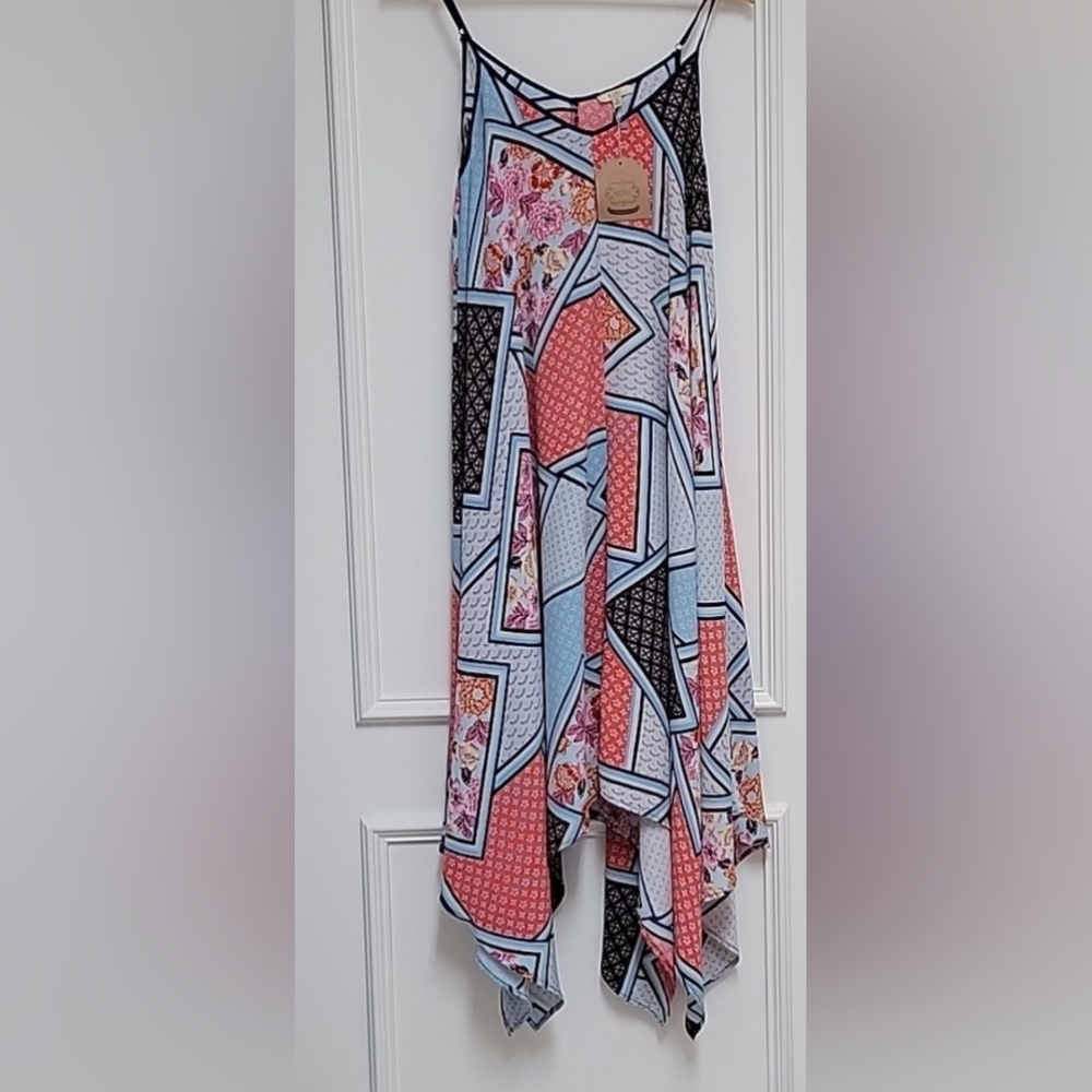 NWT Kori Ameica Sun Boho Sun Dress 4TH OF JULY PERFECT